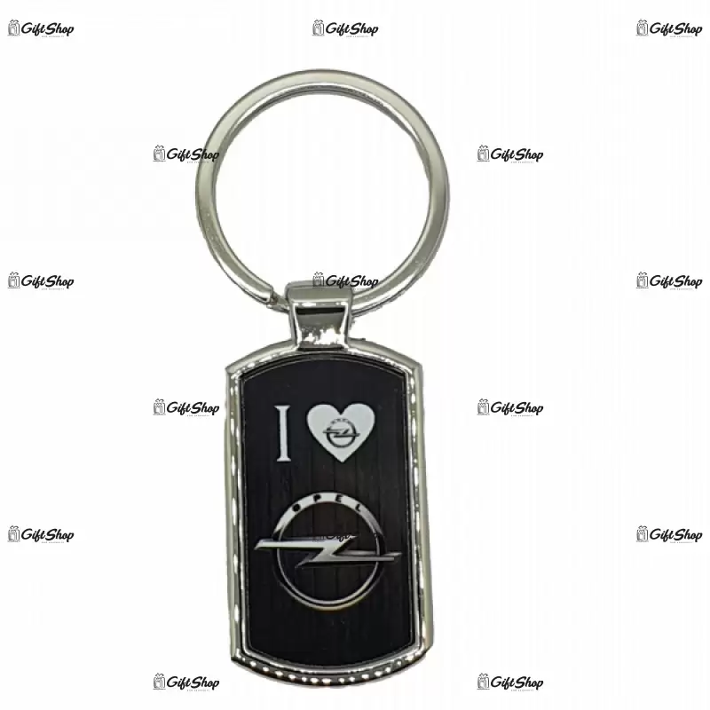 Opel, breloc din metal cu mesaj